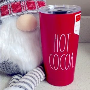 ❗️RAE DUNN HOT COCOA COFFEE TEA MODERN FARMHOUSE TUMBLER